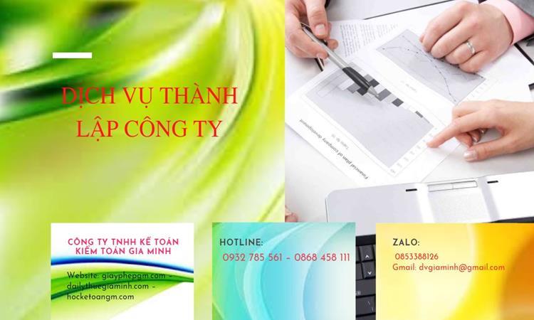Hồ sơ thành lập công ty buôn bán đồ gia dụng tại Thành Phố Phủ Lý