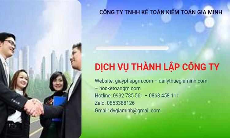 Hồ sơ thành lập công ty buôn bán đồ gia dụng tại Thành Phố Thủ Đức