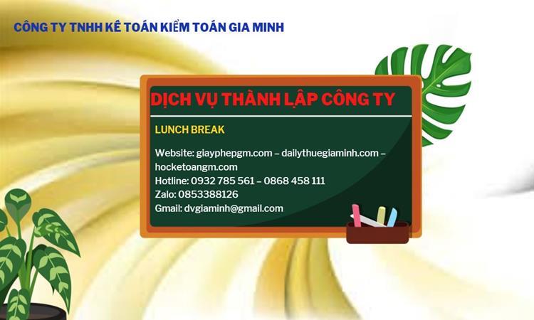 Hồ sơ thành lập công ty buôn bán đồ gia dụng tại Thị Xã Sơn Tây 