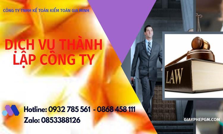 Hồ sơ thành lập công ty buôn bán đồ gia dụng tại Thừa Thiên Huế