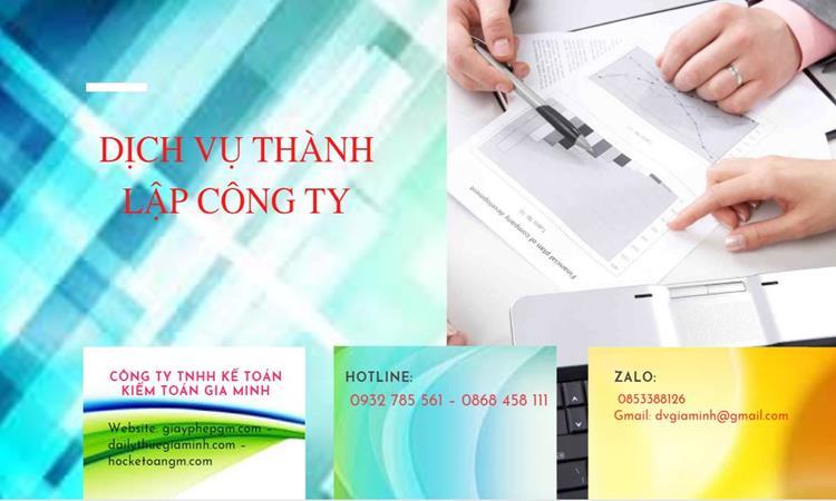 Hồ sơ thành lập công ty buôn bán đồ gia dụng tại Quận Hải Châu 