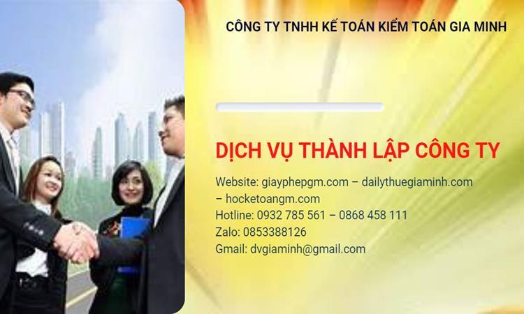 Hồ sơ thành lập công ty buôn bán đồ gia dụng tại TP Hưng Yên