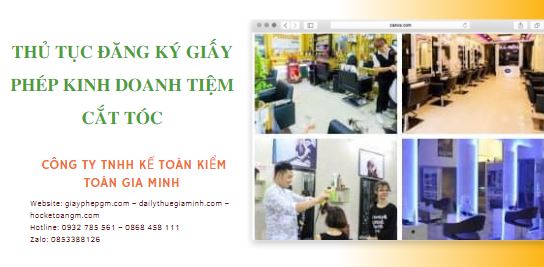 Thủ tục đăng ký giấy phép kinh doanh tiệm cắt tóc 5 Hướng dẫn đăng ký giấy phép kinh doanh tiệm cắt tóc