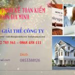 Hướng dẫn giải thể công ty tại Cao Bằng
