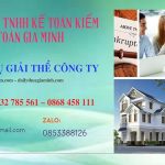 Hướng dẫn giải thể công ty tại Huế