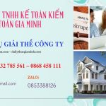 Hướng dẫn giải thể công ty tại Huyện Hoài Đức