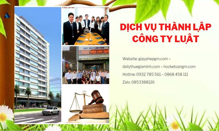 Hướng dẫn thủ tục thành lập công ty Luật tại An Giang