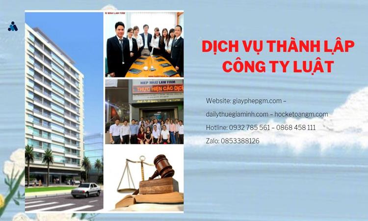 Hướng dẫn thủ tục thành lập công ty Luật tại Bến Tre