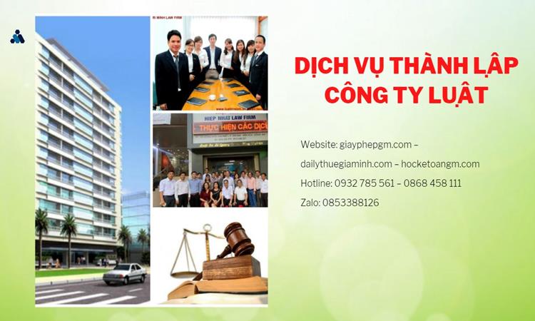 Hướng dẫn thủ tục thành lập công ty Luật tại Hải Phòng