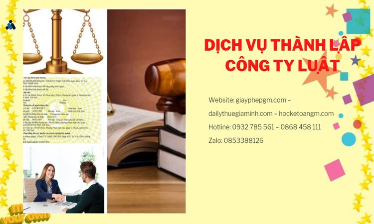 Hướng dẫn thủ tục thành lập công ty Luật tại Huyện Ân Thi