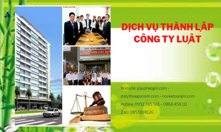 Hướng dẫn thủ tục thành lập công ty Luật tại Huyện Ba Vì