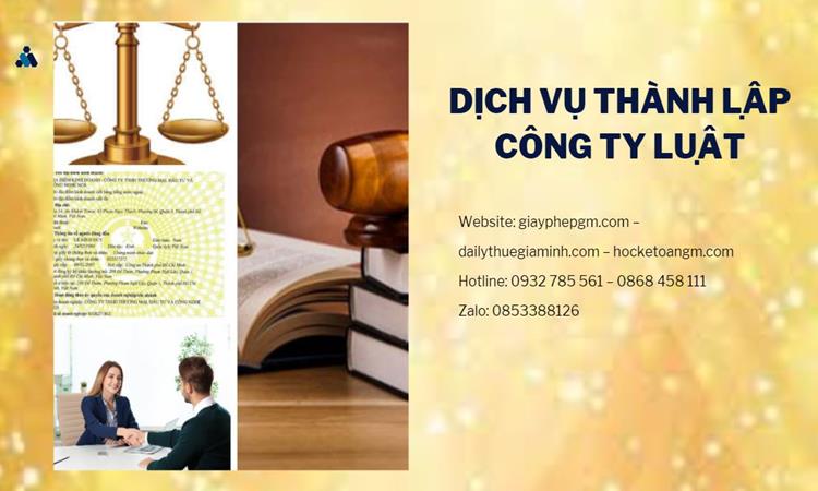 Hướng dẫn thủ tục thành lập công ty Luật tại Huyện Lý Nhân
