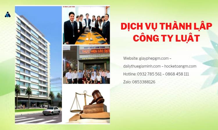 Hướng dẫn thủ tục thành lập công ty Luật tại Huyện Phúc Thọ