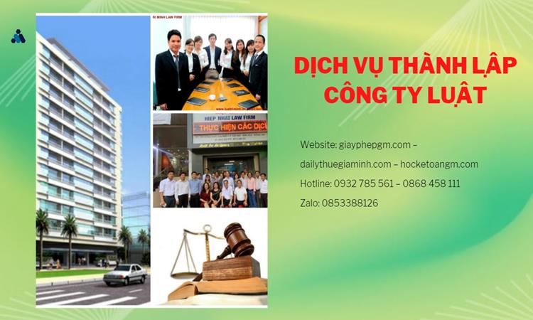 Hướng dẫn thủ tục thành lập công ty Luật tại Huyện Thạch Thất