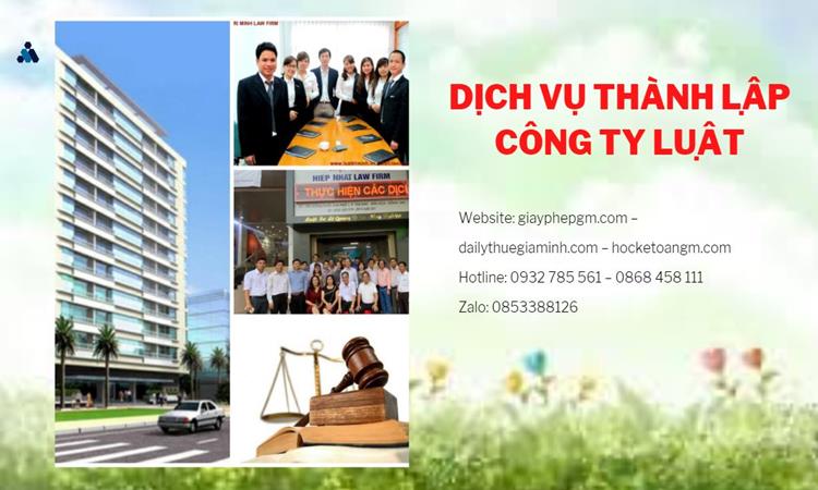 Hướng dẫn thủ tục thành lập công ty Luật tại Huyện Thanh Oai
