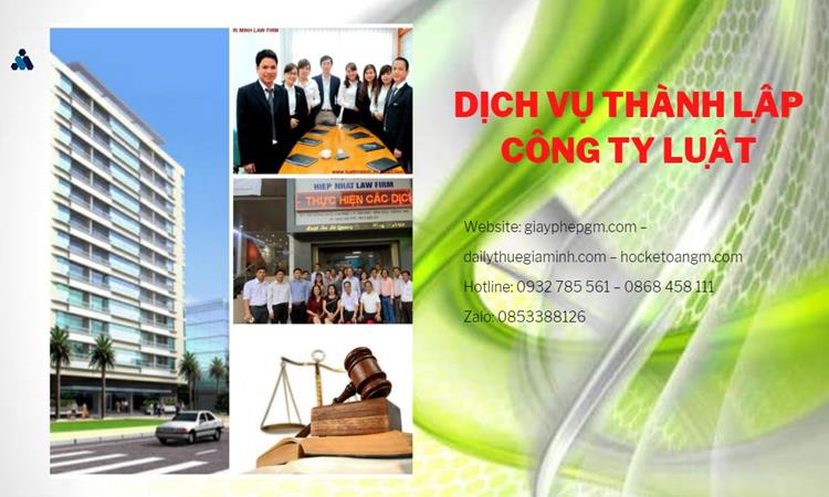 Hướng dẫn thủ tục thành lập công ty Luật tại Huyện Thường Tín