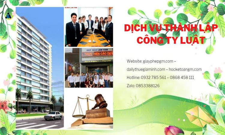 Hướng dẫn thủ tục thành lập công ty Luật tại Huyện Ứng Hoà
