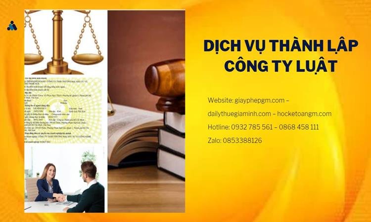 Hướng dẫn thủ tục thành lập công ty Luật tại Huyện Văn Lâm
