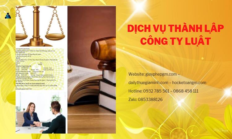 Hướng dẫn thủ tục thành lập công ty Luật tại Lai Châu