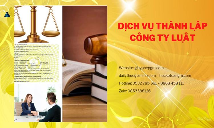 Hướng dẫn thủ tục thành lập công ty Luật tại Long An