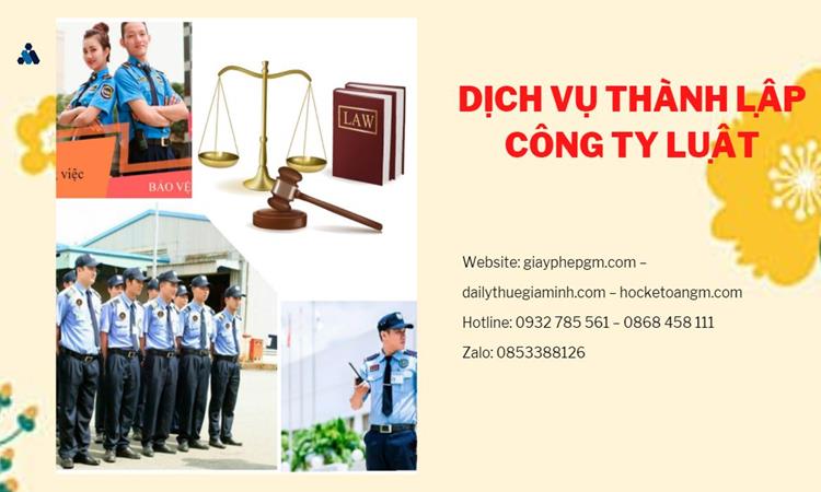 Hướng dẫn thủ tục thành lập công ty Luật tại Quận 4