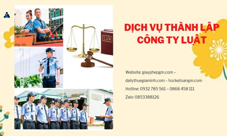 Hướng dẫn thủ tục thành lập công ty Luật tại Quận 8