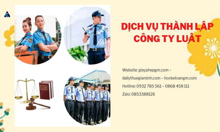 Hướng dẫn thủ tục thành lập công ty Luật tại Quận 9