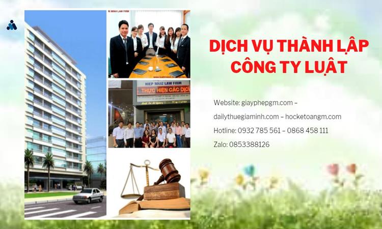 Hướng dẫn thủ tục thành lập công ty Luật tại Quận Bắc Từ Liêm