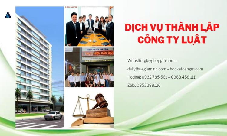 Hướng dẫn thủ tục thành lập công ty Luật tại Quận Cầu Giấy