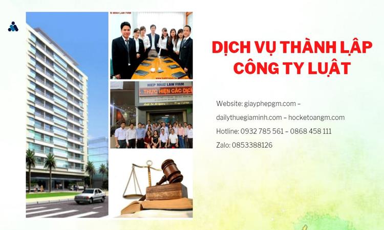 Hướng dẫn thủ tục thành lập công ty Luật tại Quận Hà Đông