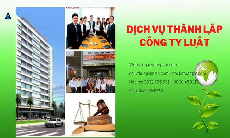 Hướng dẫn thủ tục thành lập công ty Luật tại Quận Hai Bà Trưng
