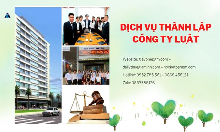  Hướng dẫn thủ tục thành lập công ty Luật tại Quận Hoàng Mai