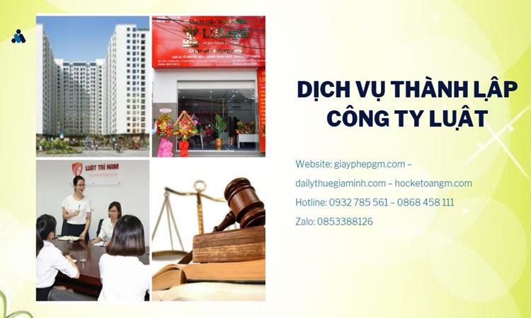 Hướng dẫn thủ tục thành lập công ty Luật tại Quận Phú Nhuận