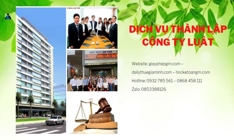 Hướng dẫn thủ tục thành lập công ty Luật tại Quận Tây Hồ