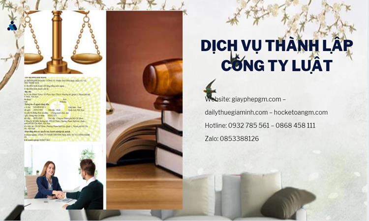 Hướng dẫn thủ tục thành lập công ty Luật tại Thừa Thiên Huế