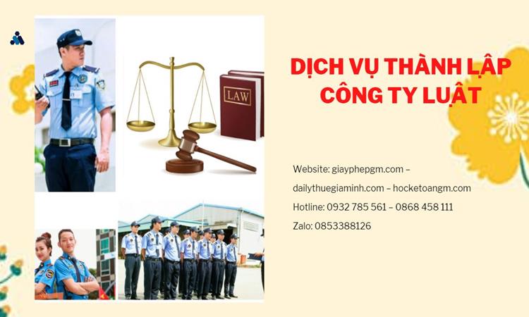 Hướng dẫn thủ tục thành lập công ty Luật tại TP Đà Nẵng