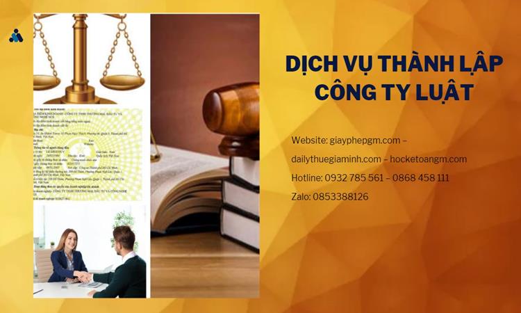 Hướng dẫn thủ tục thành lập công ty Luật tại TT Huế
