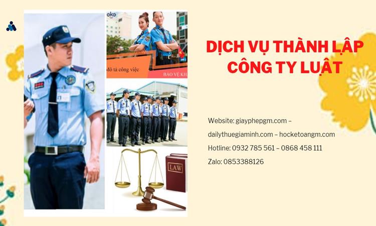 Hướng dẫn thủ tục thành lập công ty Luật tại Vĩnh Phúc