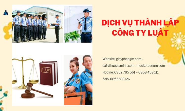 Hướng dẫn thủ tục thành lập công ty Luật tại Vũng Tàu
