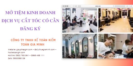 Mở tiệm kinh doanh dịch vụ cắt tóc có cần đăng ký 5 Quy trình mở tiệm kinh doanh dịch vụ cắt tóc có cần đăng ký
