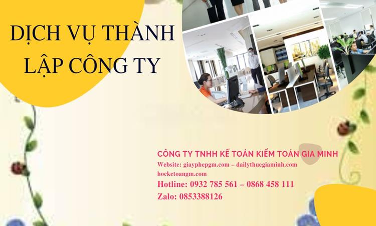 quy trình thành lập công ty kinh doanh nhà hàng năm 2023 tại quận 10