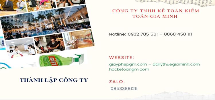 Quy trình thành lập công ty kinh doanh nhà hàng năm 2021 tại Quận 12