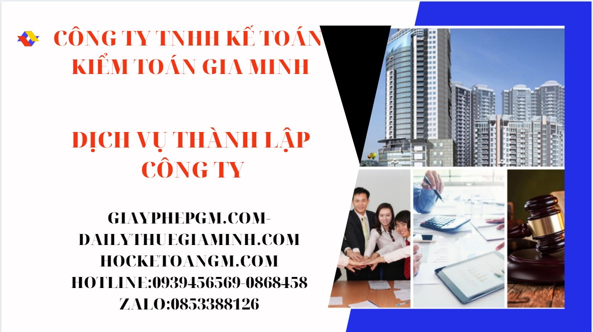 Quy trình thành lập công ty kinh doanh nhà hàng năm 2021 Quận 3