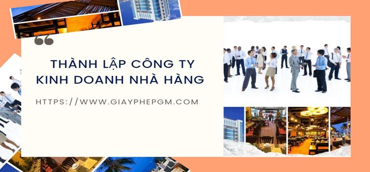 Quy trình thành lập công ty kinh doanh nhà hàng năm 2021 tại Vĩnh Phúc