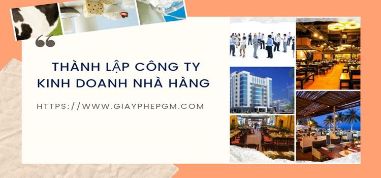 quy trình thành lập công ty kinh doanh nhà hàng năm 2023 tại thanh hóa