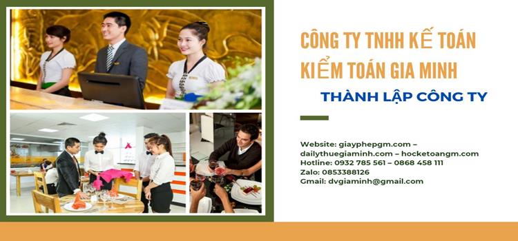 Quy trình thành lập công ty kinh doanh nhà hàng năm 2021 tại TP Hà Nội
