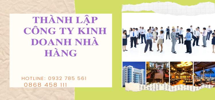 Quy trình thành lập công ty nhà hàng năm 2021 tại Quảng Bình