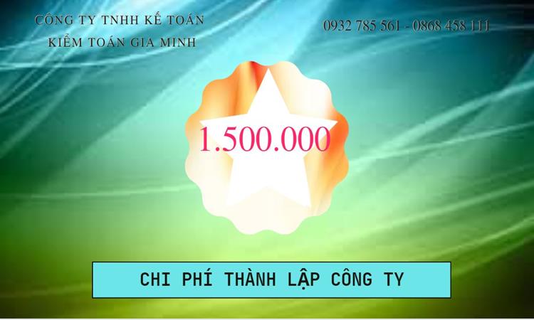 Chi phí thành lập công ty dịch vụ ăn uống - nhà hàng - khách sạn tại Bến Tre