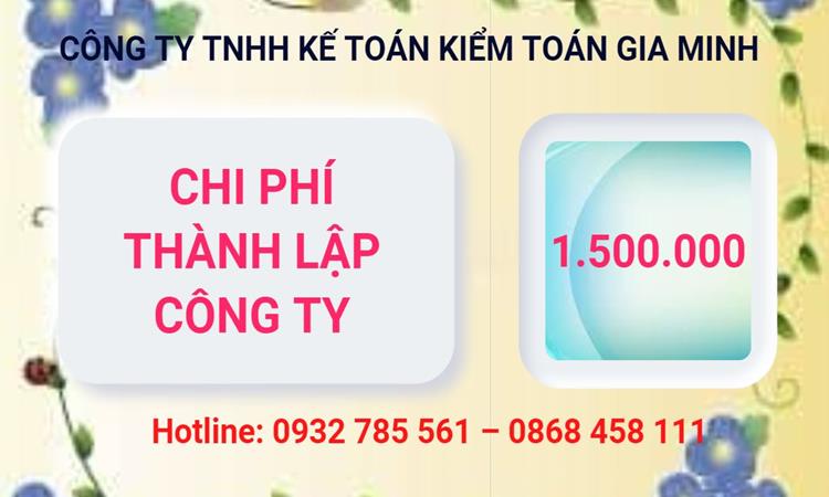 Chi phí thành lập công ty dịch vụ ăn uống - nhà hàng - khách sạn tại Bình Định