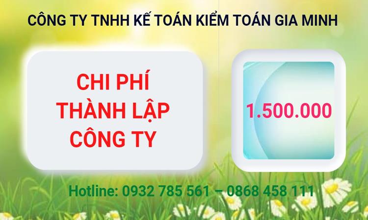 Chi phí thành lập công ty dịch vụ ăn uống - nhà hàng - khách sạn tại Hà Nam